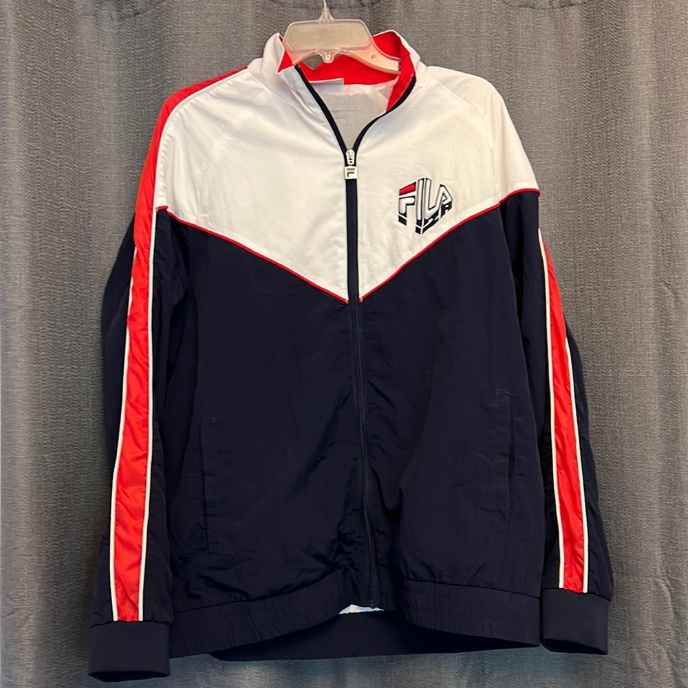 Fila Retro Tracksuit Size Large, Color Navy